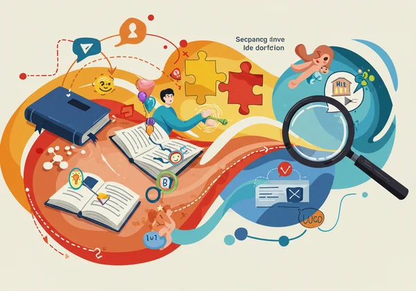 Abstract representation of diverse support resources for ASD.