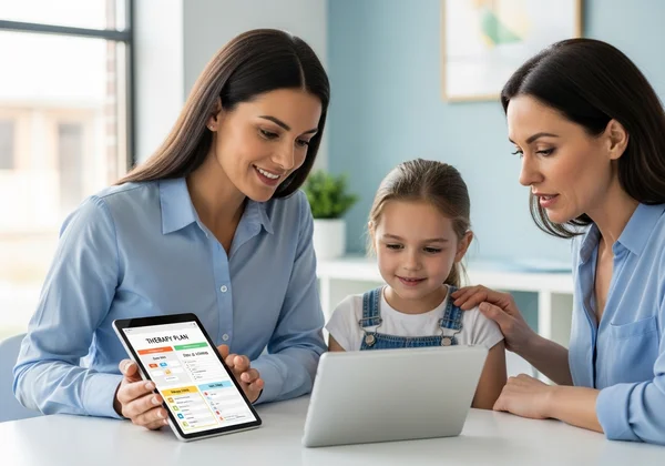 Occupational therapy goal setting and progress tracking