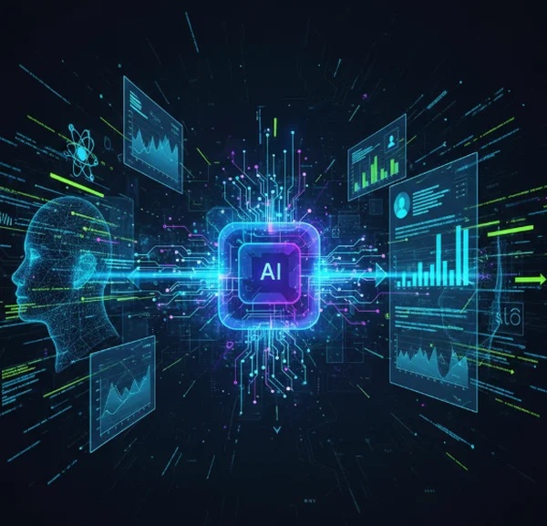 AI processing data for an autism report