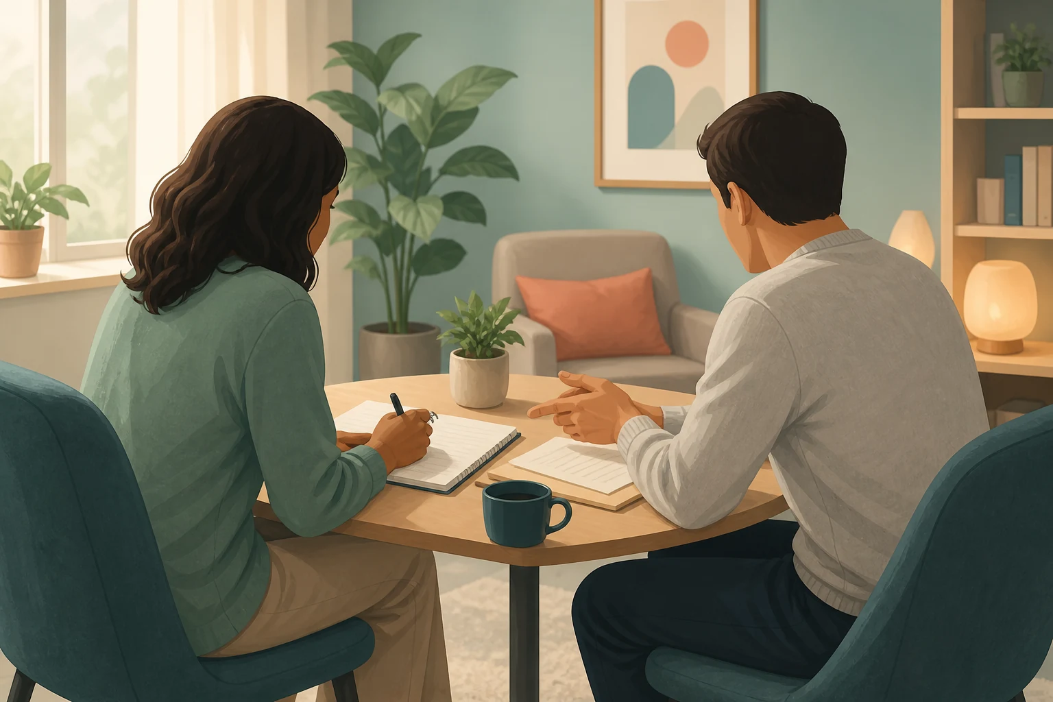 Supportive next steps conversation